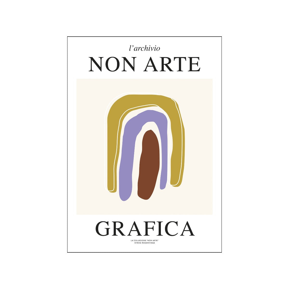 Poster & Frame TPC x Nynne Rosenvinge plakat, Non arte grafica 03 - 30x40 cm. - Bahne